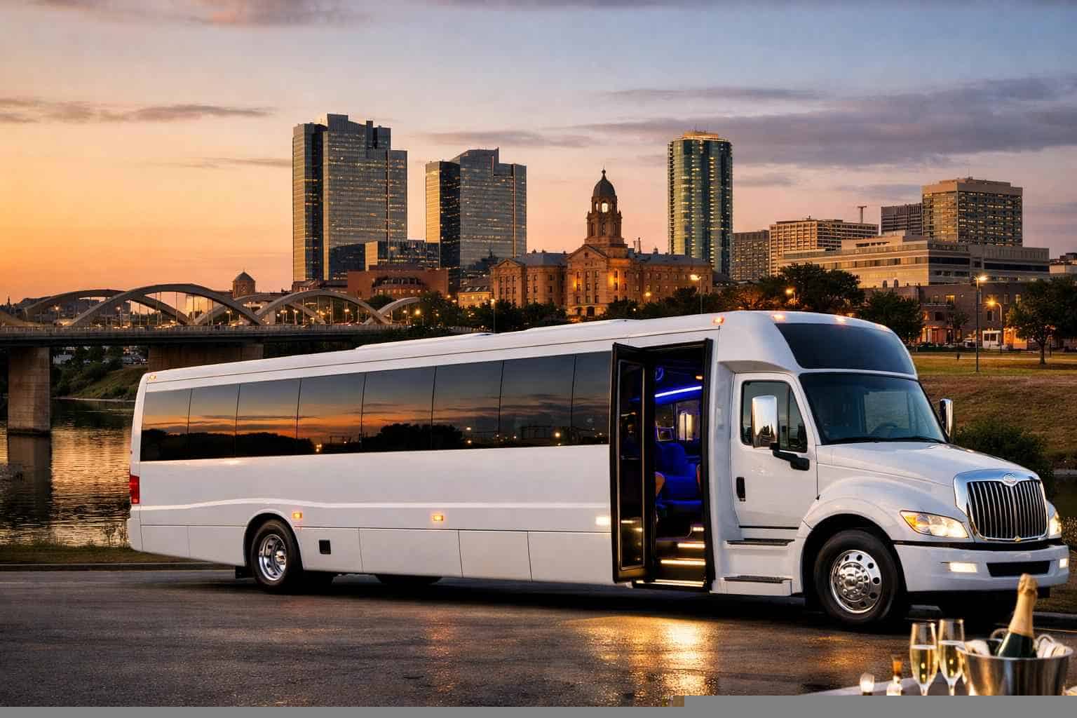 Best Fort Worth TX White Bus Company