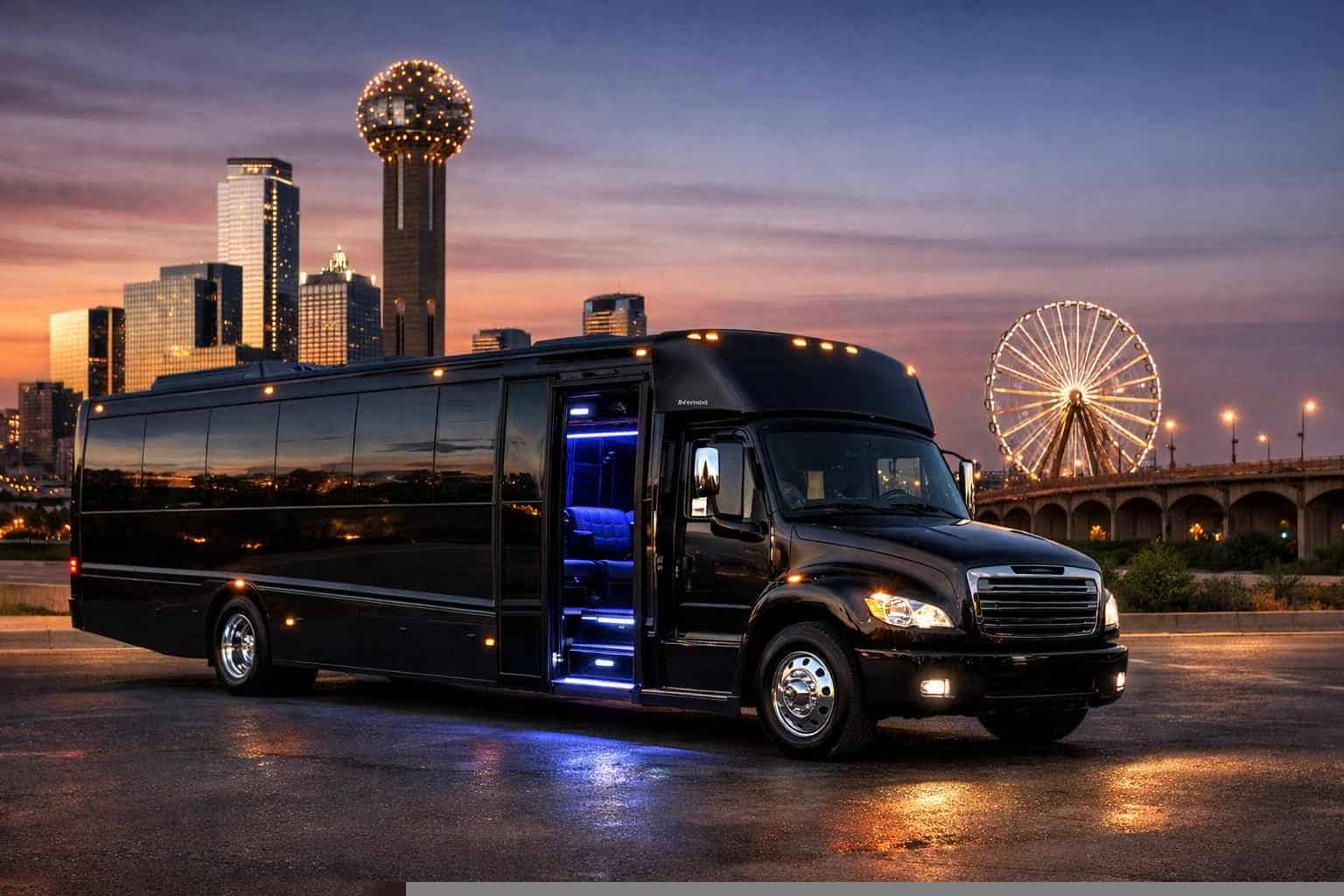 Best Black Party Bus Company In Garland TX