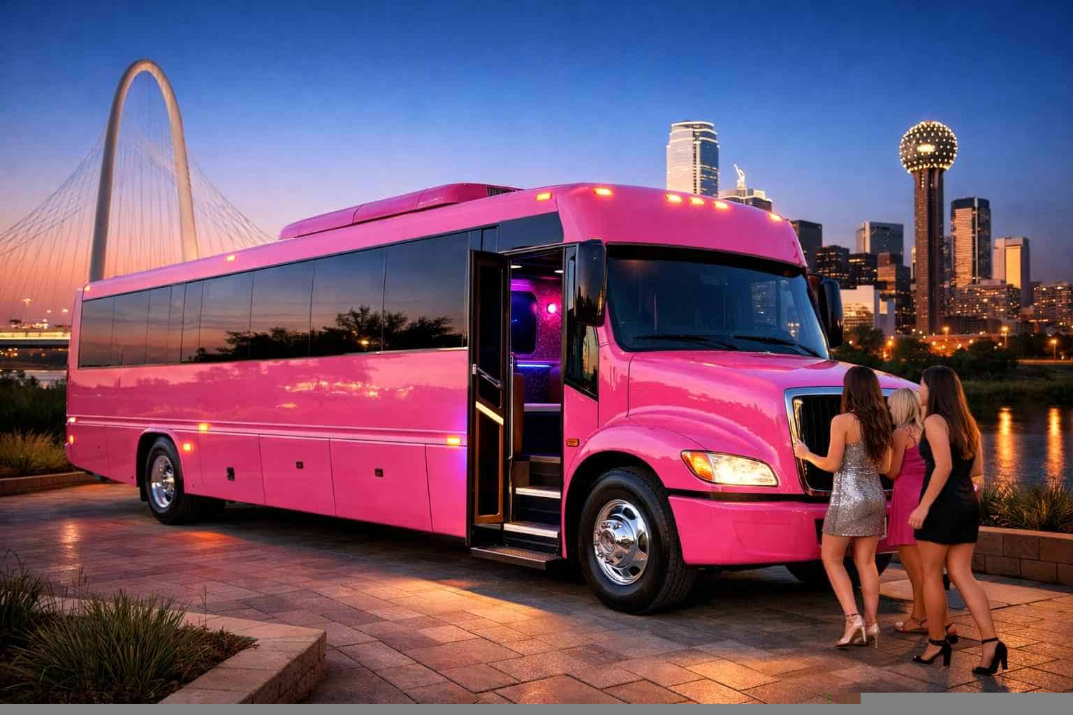 Best Pink Bus Company In Garland TX