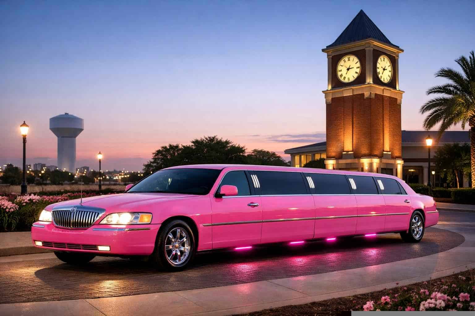 Best Garland TX Pink Limo Company