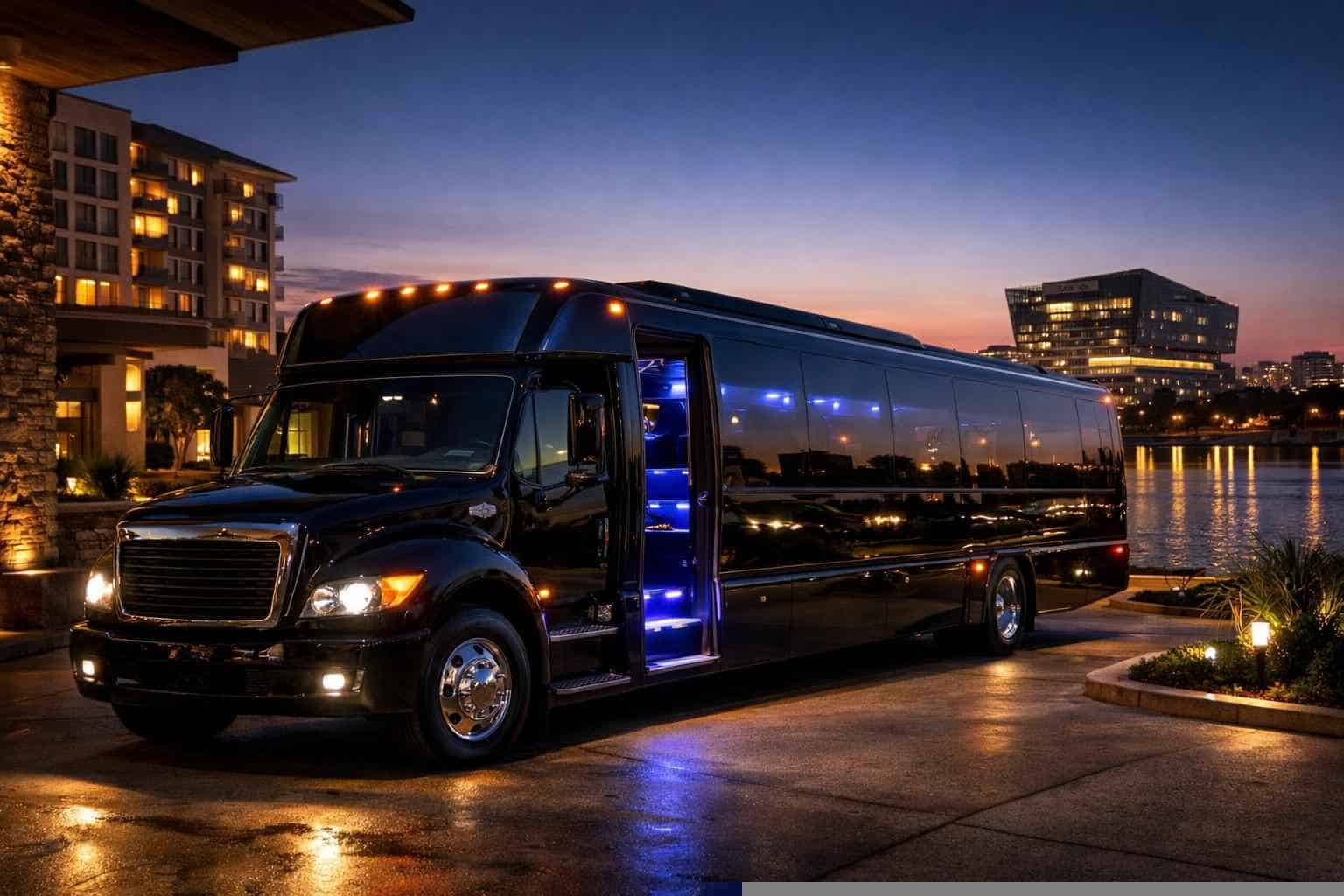 Best Black Party Bus Company In Irving TX
