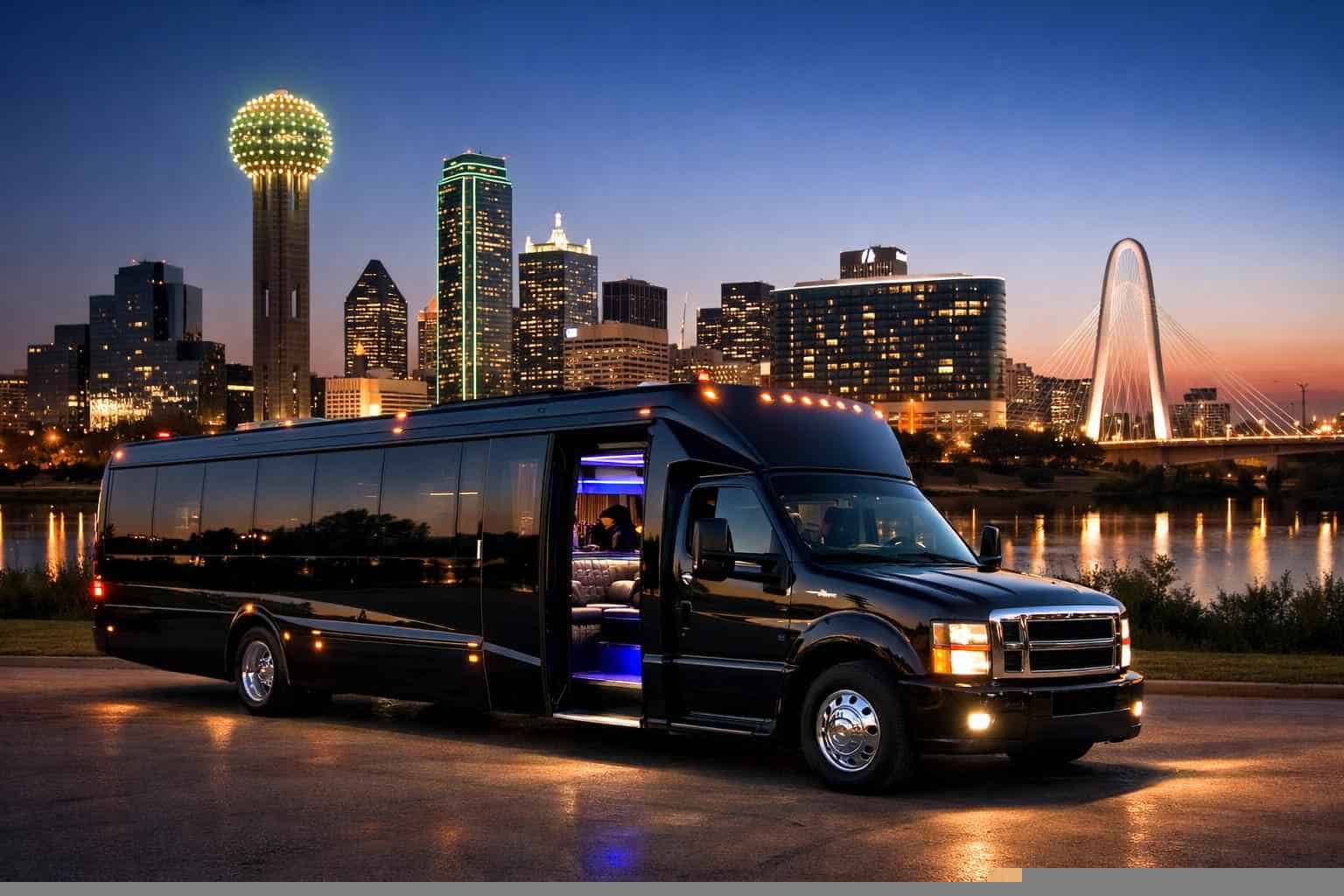 Best Irving TX Limo Bus Company