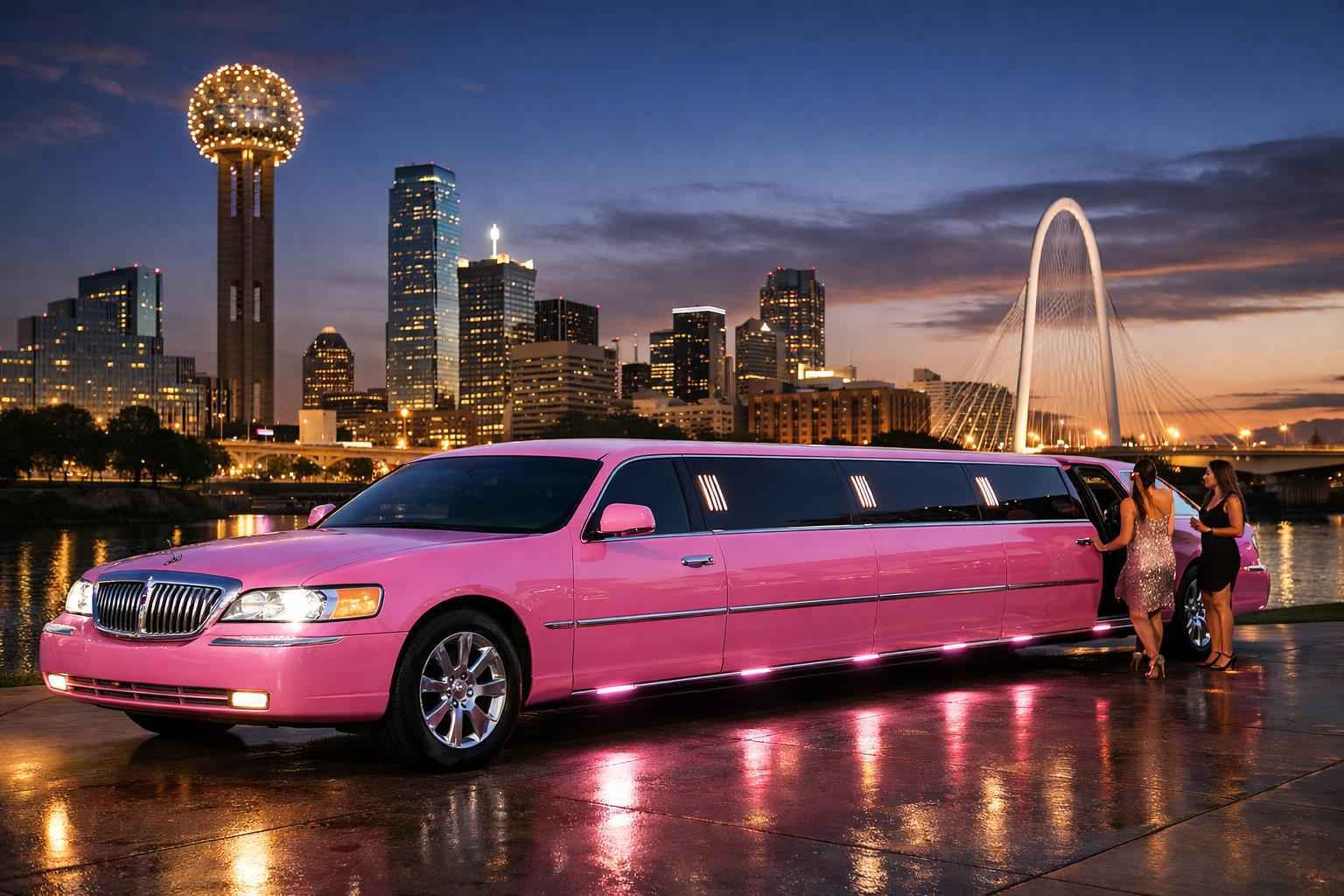Best Irving TX Pink Limo Company