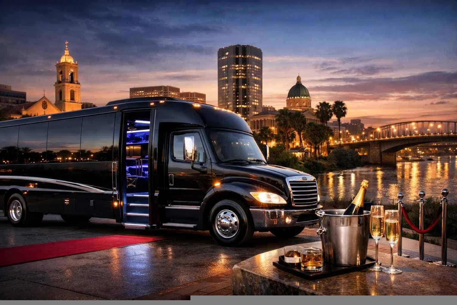 Best Laredo TX Limo Bus Company