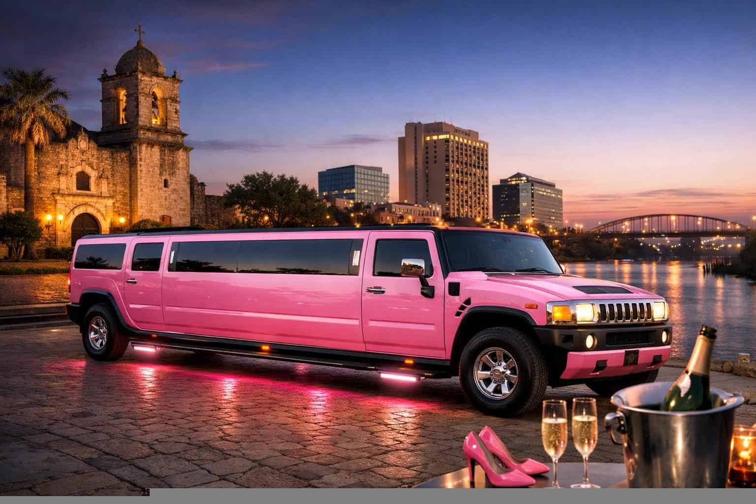 Best Laredo TX Pink Limo Company