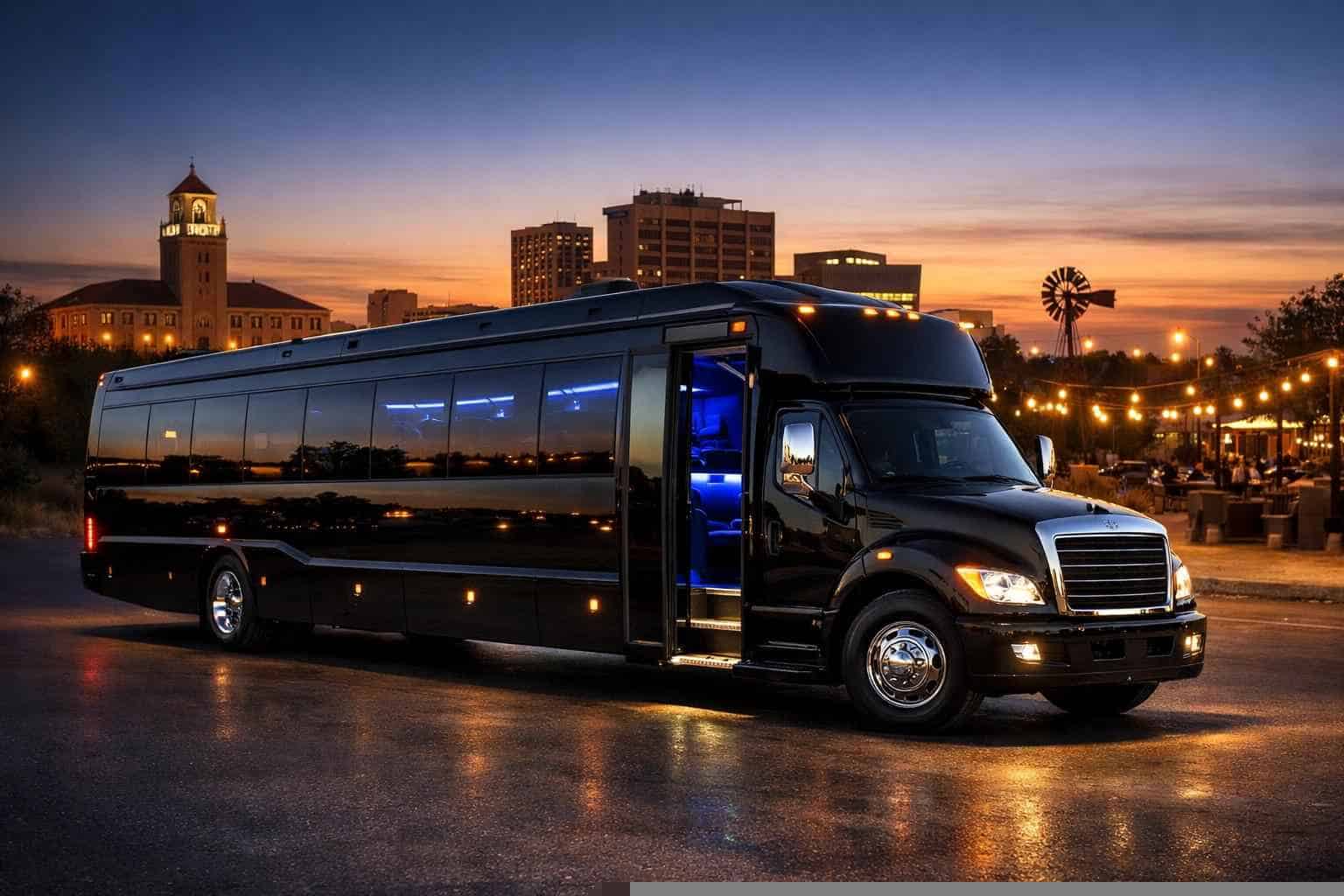Best Black Party Bus Company In Lubbock TX
