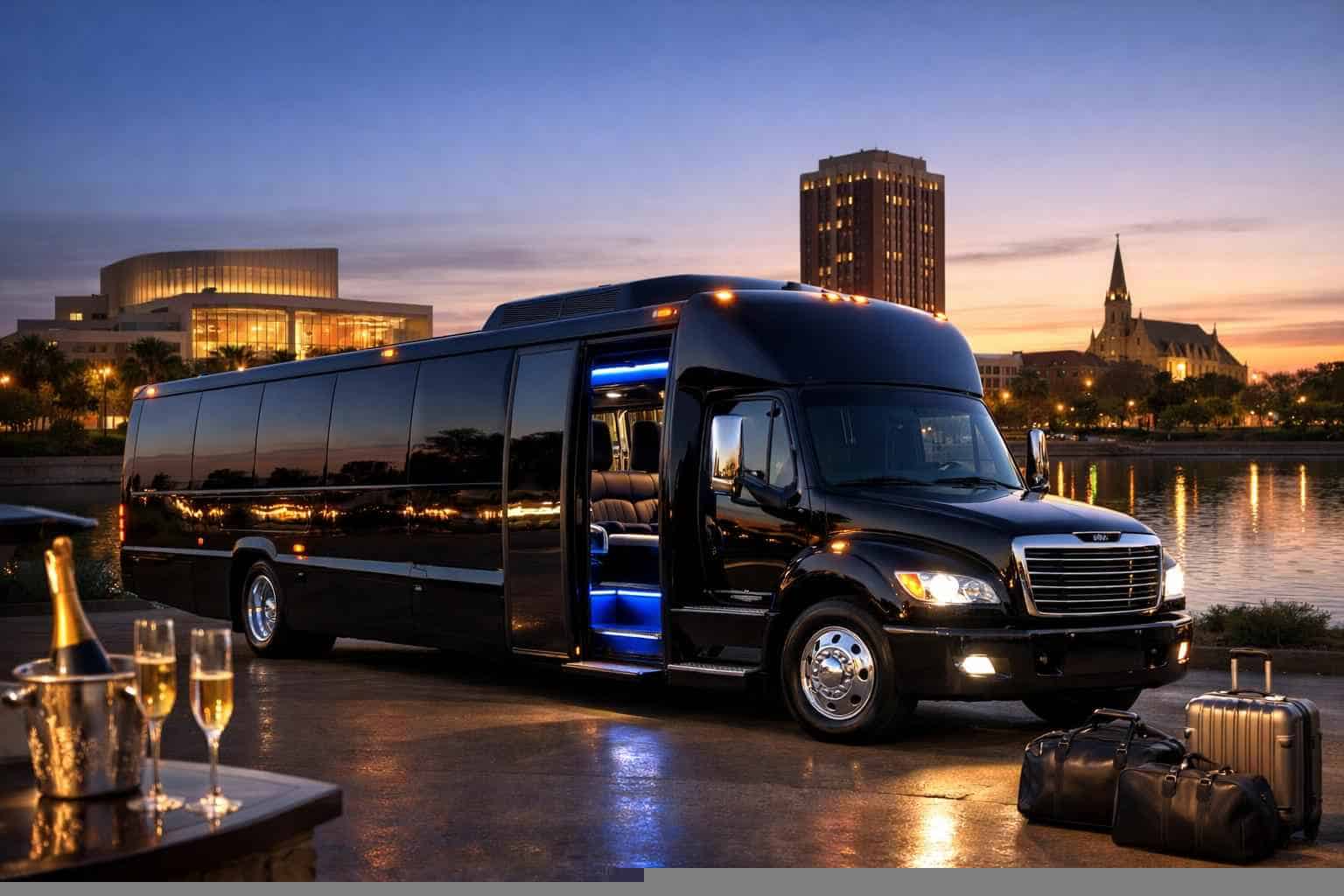 Best Lubbock TX Limo Bus Company
