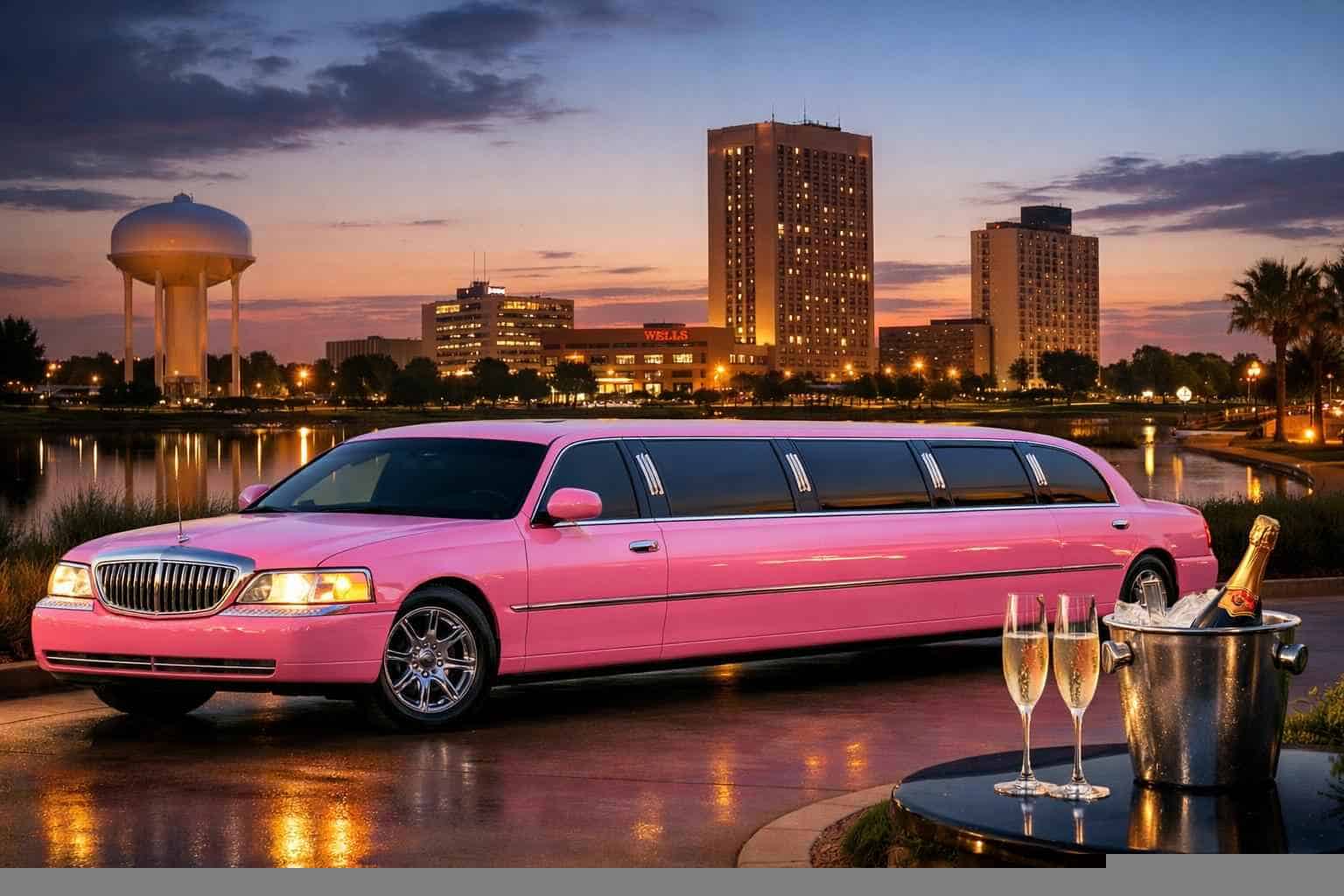 Best Lubbock TX Pink Limo Company