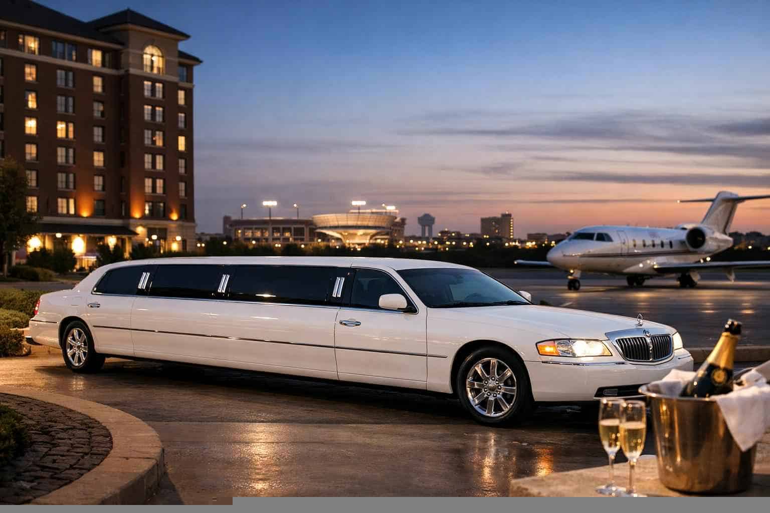 Best Lubbock TX White Limo Company