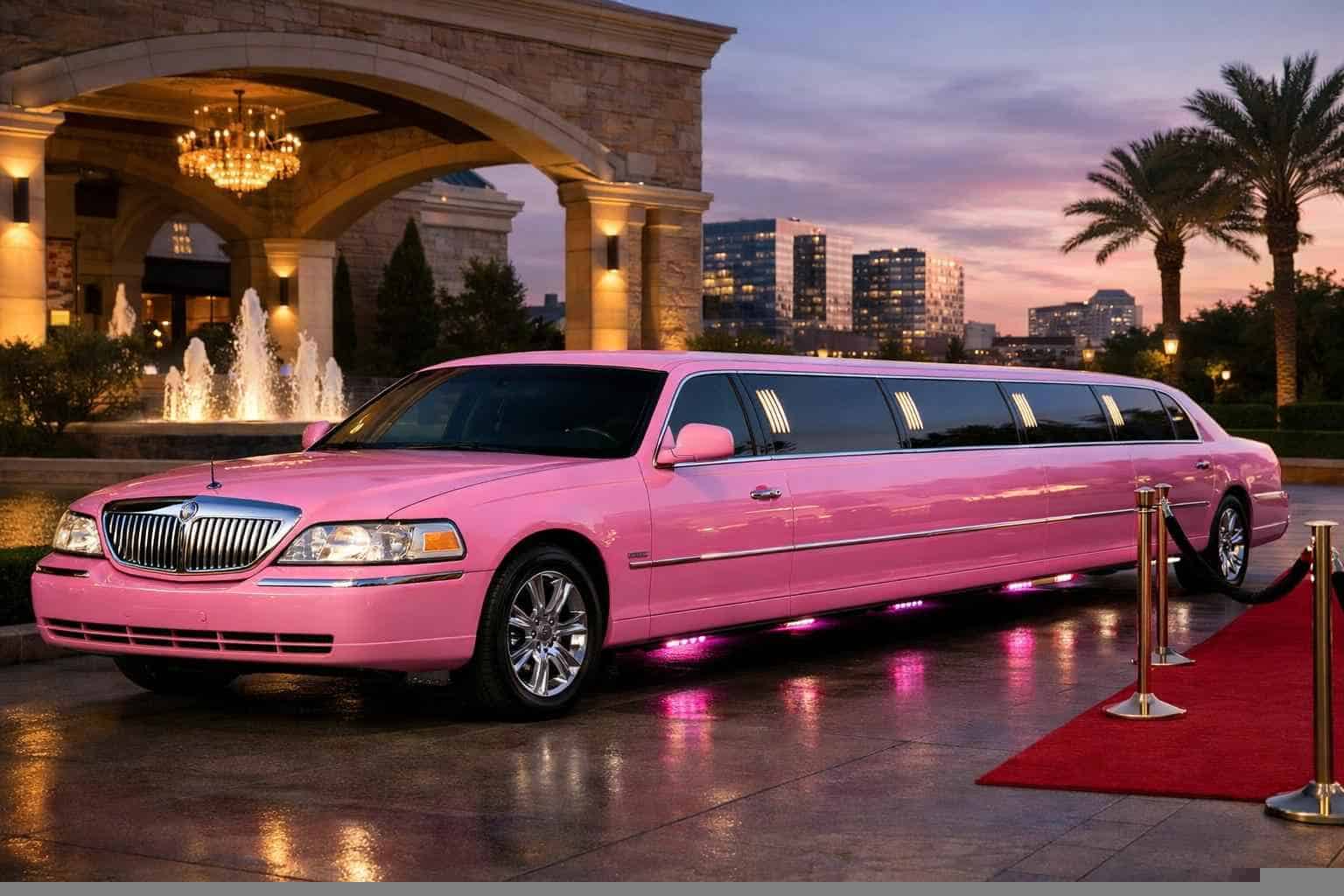 Best Plano TX Pink Limo Company