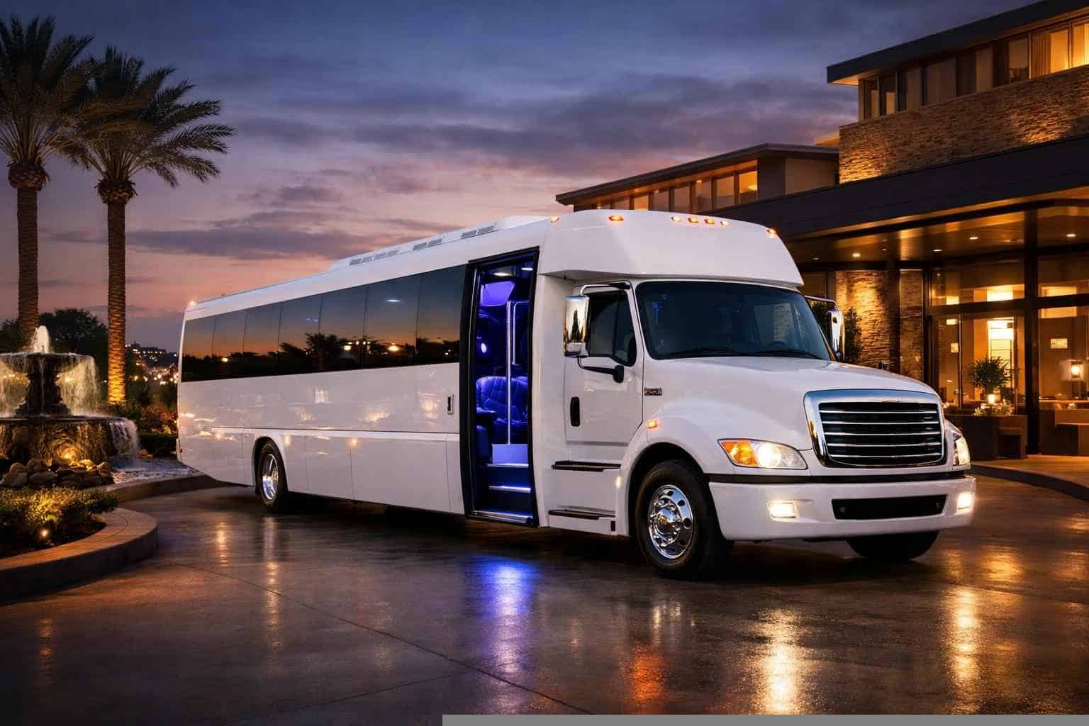 Best Plano TX White Bus Company