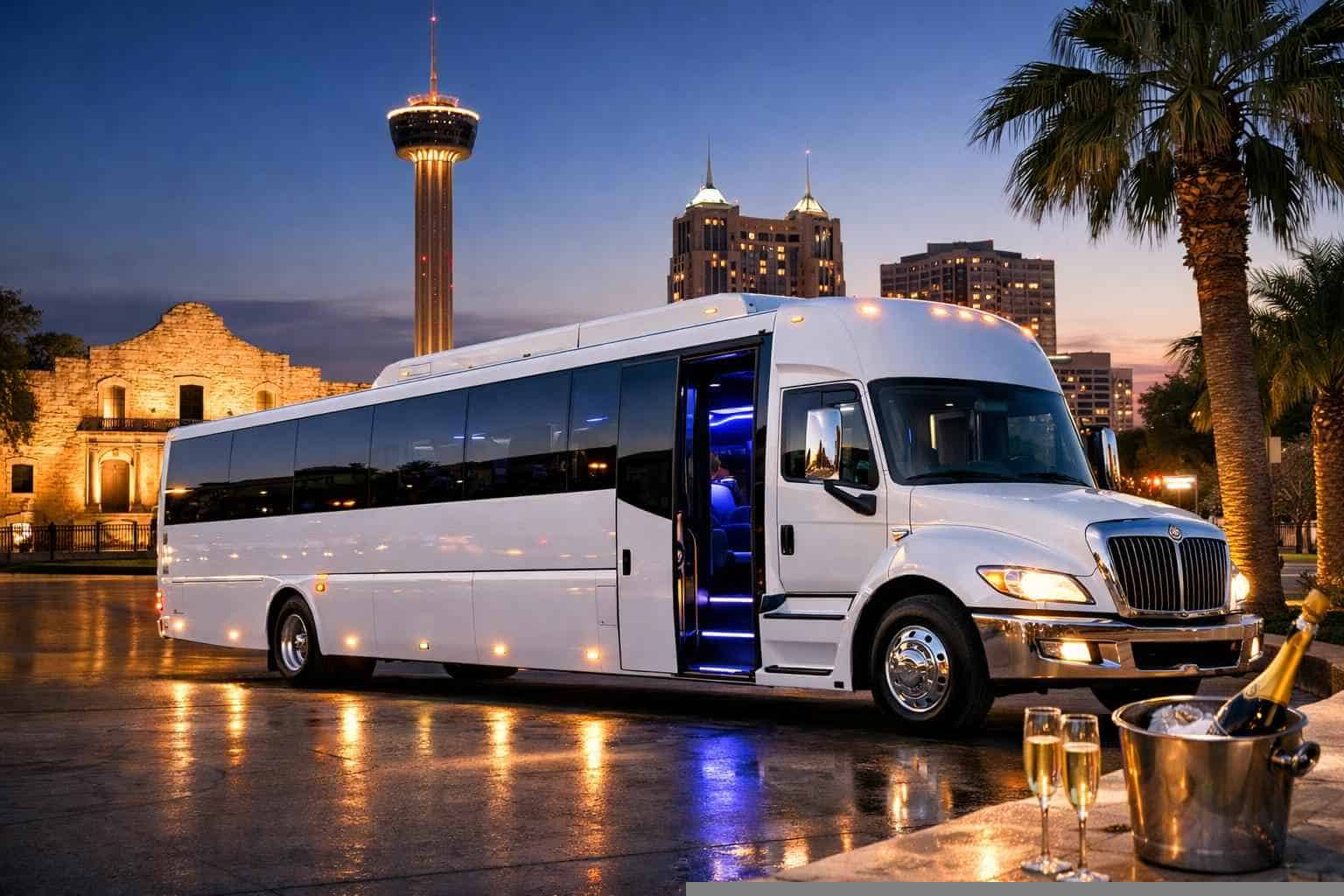 Best San Antonio TX White Bus Company