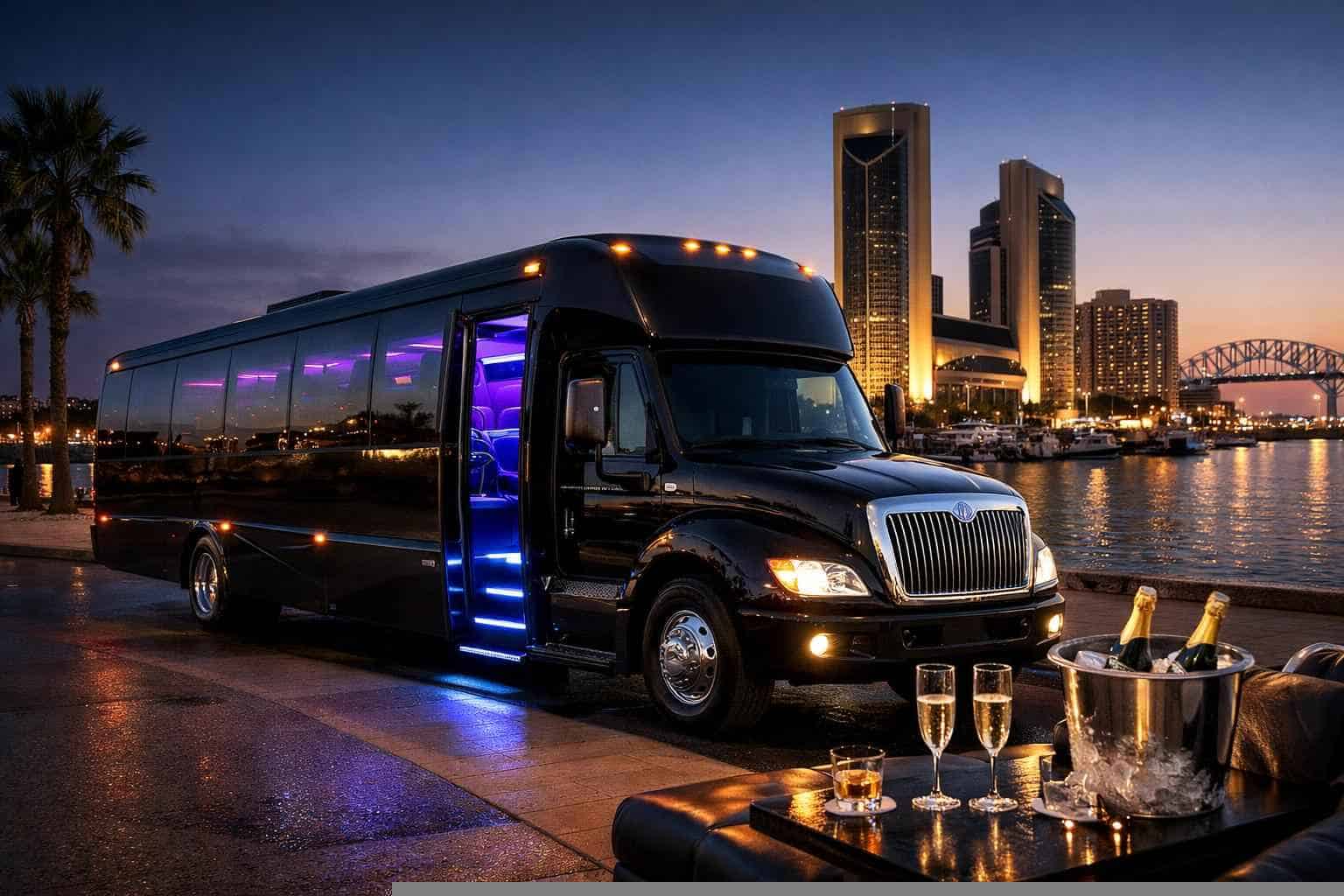 Black Party Bus Services In Corpus Christi Texas