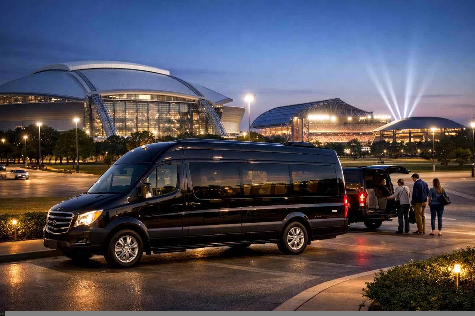 Can I book Arlington Texas shuttles for popular venues and stadiums?