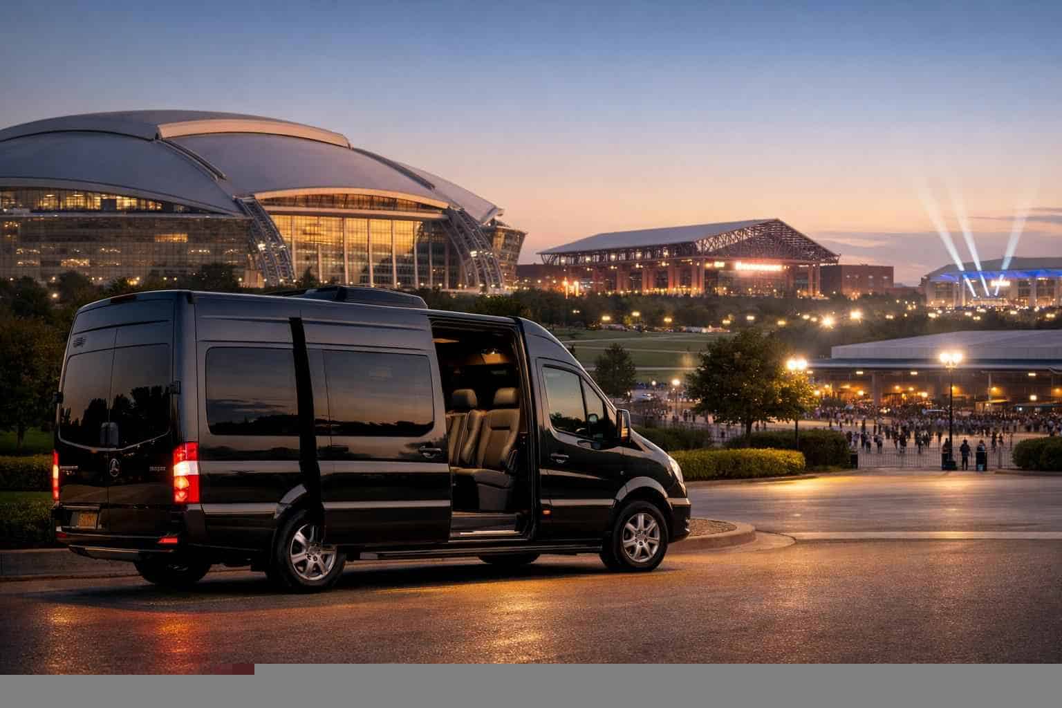 Can I book Arlington Texas shuttles for popular venues and stadiums?