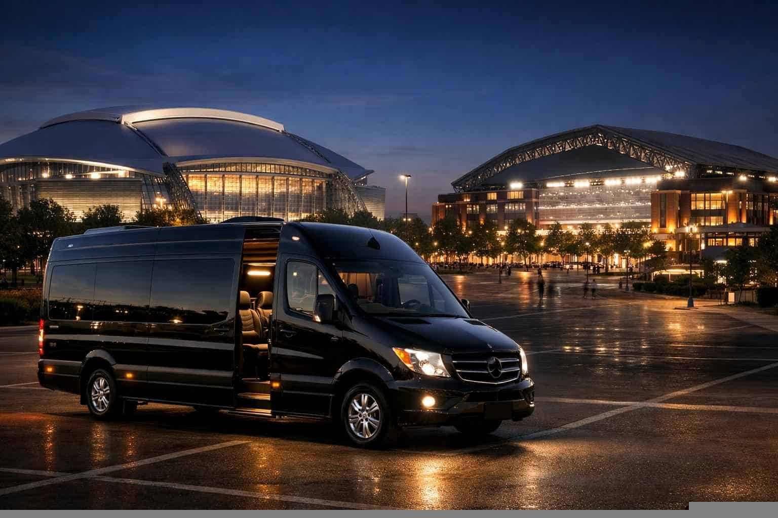 Can I book Arlington Texas shuttles for popular venues and stadiums?