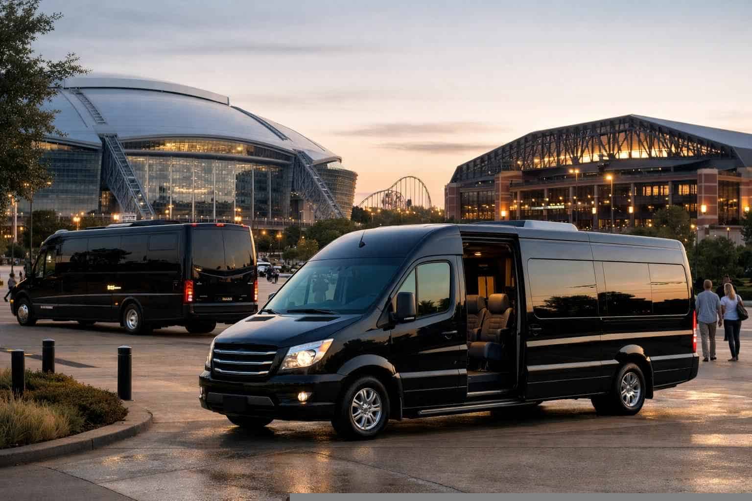 Can I book Arlington Texas shuttles for popular venues and stadiums?