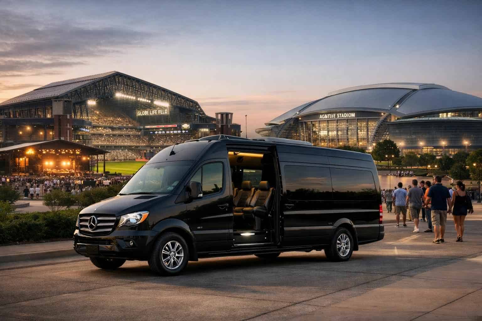Can I book Arlington Texas shuttles for popular venues and stadiums?