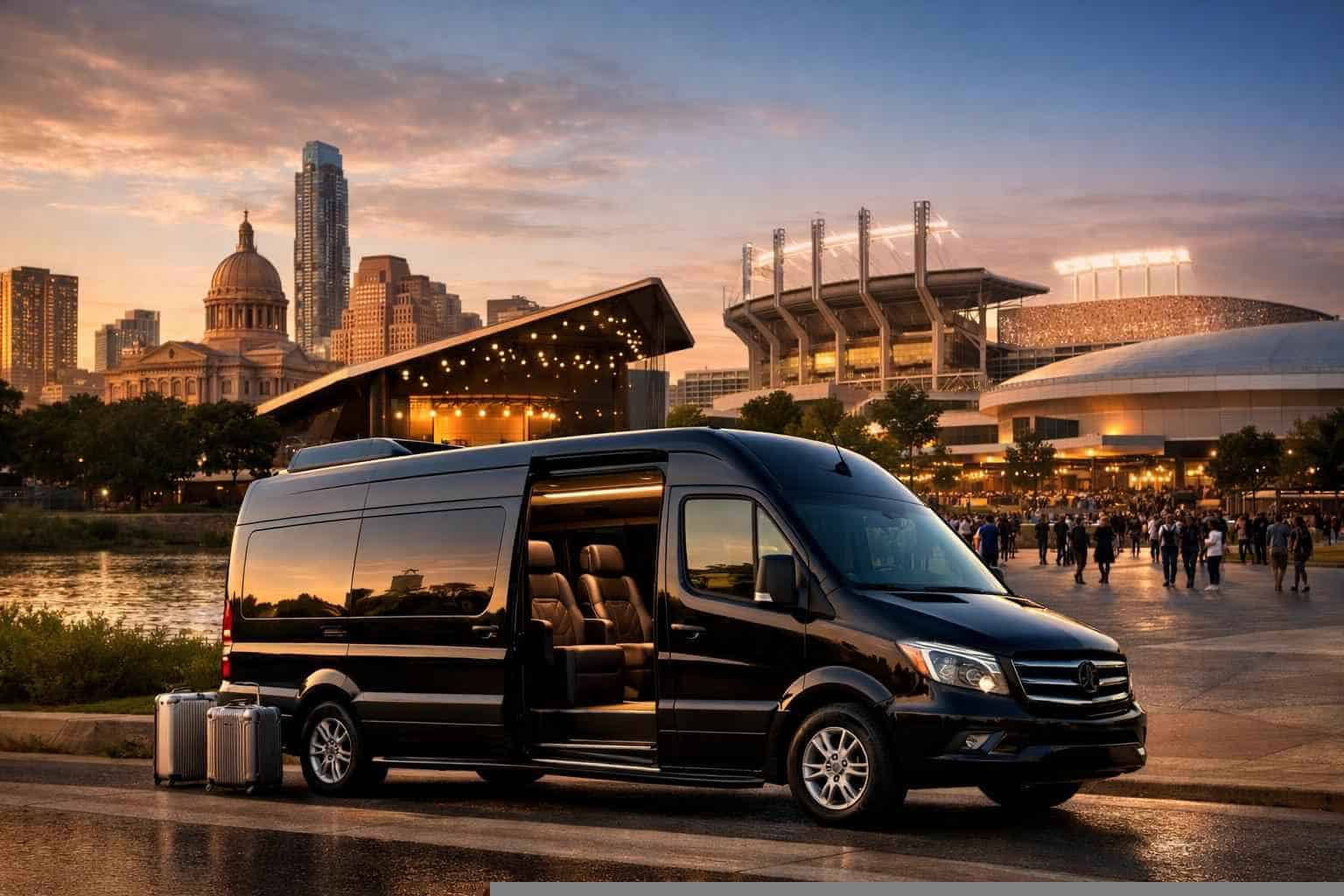 Can I book Austin Texas shuttles for popular venues and stadiums