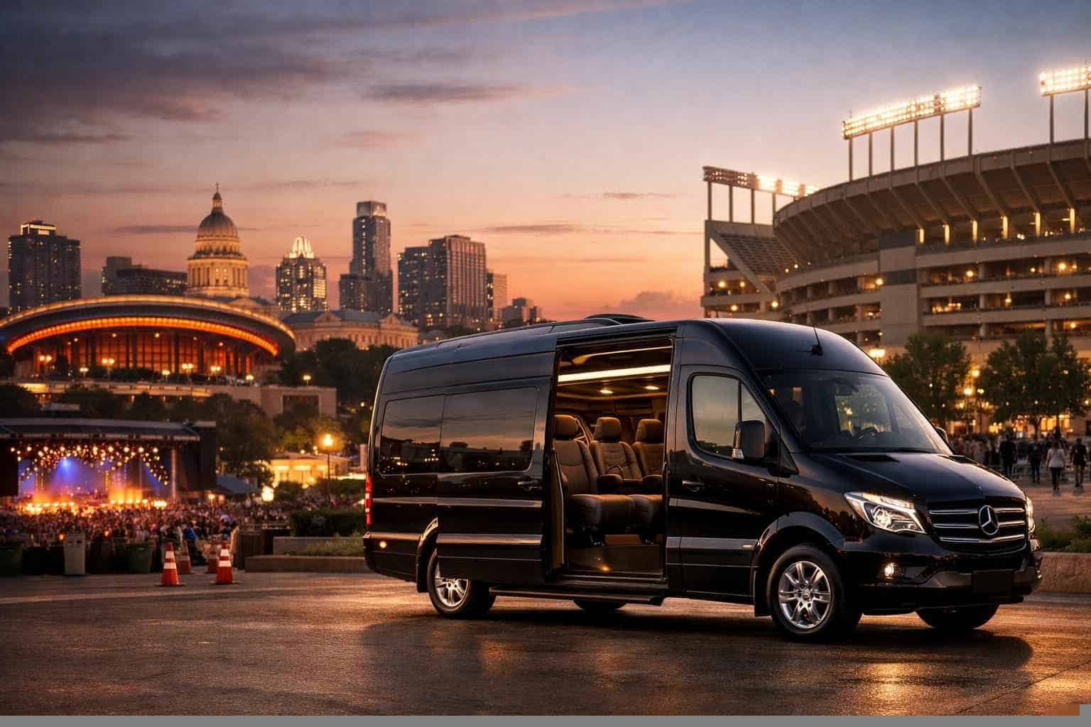 Can I book Austin Texas shuttles for popular venues and stadiums