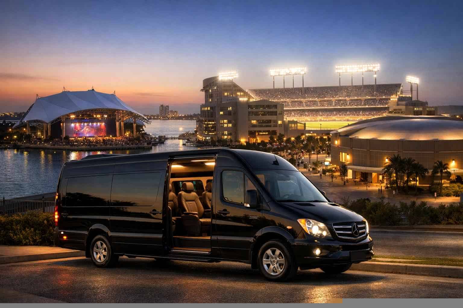 Can I book Corpus Christi Texas shuttles for popular venues and stadiums?