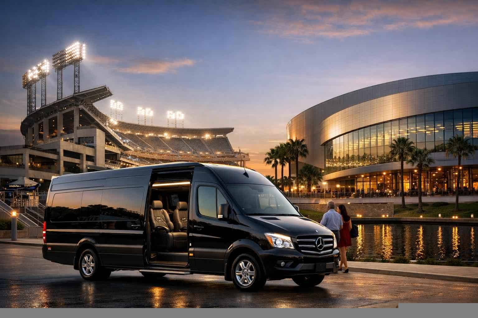 Can I book Corpus Christi Texas shuttles for popular venues and stadiums