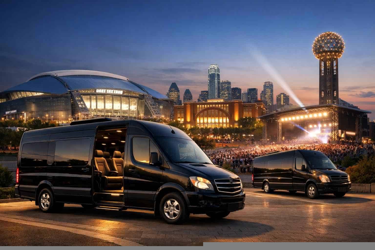 Can I Book Dallas Texas Shuttles For Popular Venues And Stadiums?