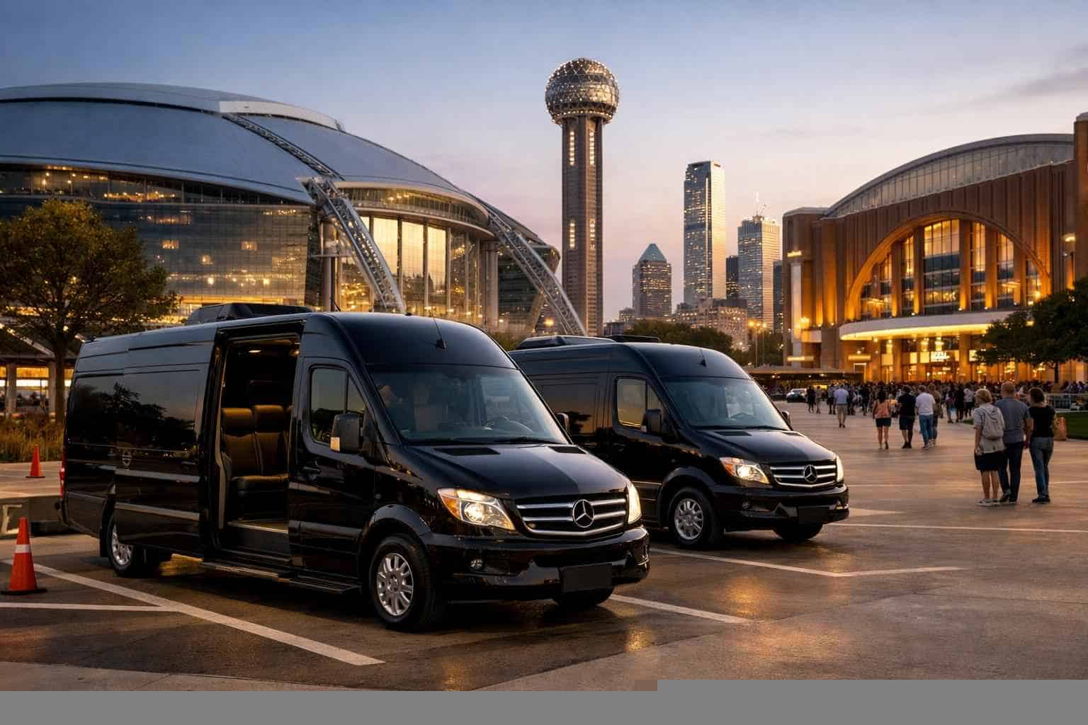 Can I book Dallas Texas shuttles for popular venues and stadiums?