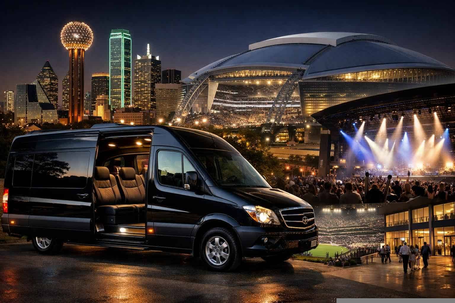 Can I Book Dallas Texas Shuttles For Popular Venues And Stadiums Concerts Sports Conventions