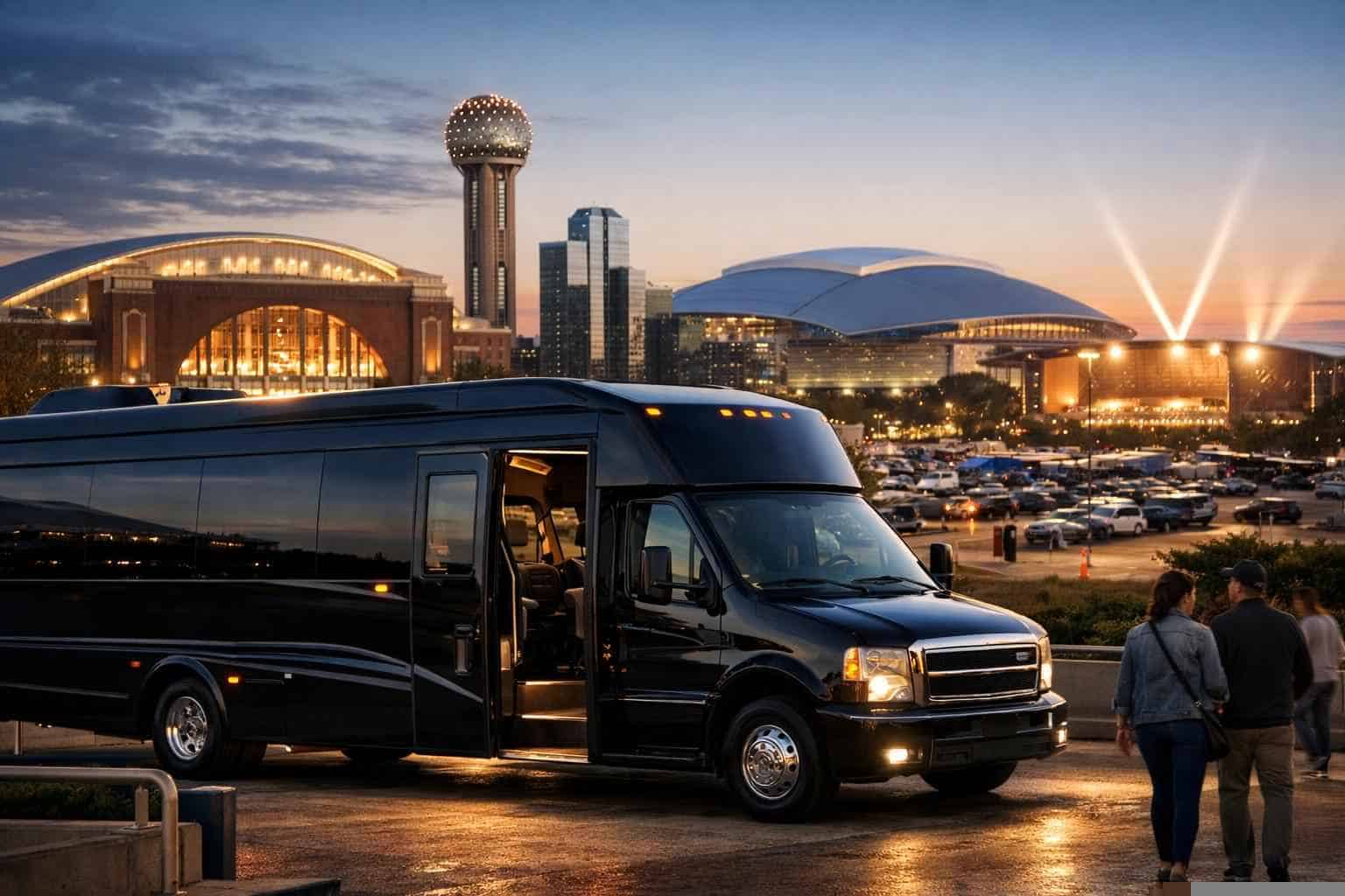 Can I book Dallas Texas shuttles for popular venues and stadiums?
