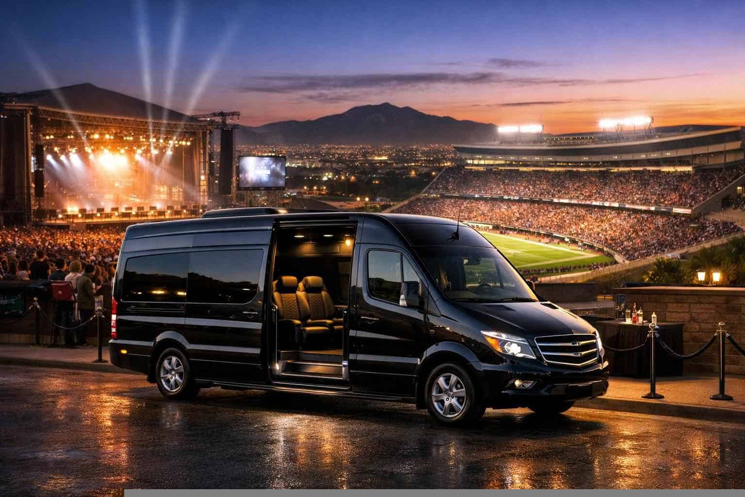 Can I book El Paso Texas shuttles for popular venues and stadiums?