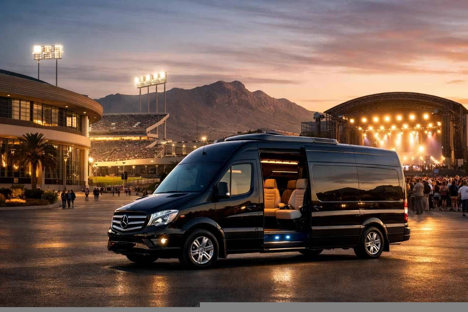 Can I book El Paso Texas shuttles for popular venues and stadiums?
