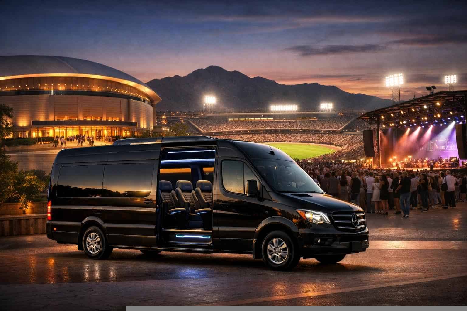 Can I book El Paso Texas shuttles for popular venues and stadiums?