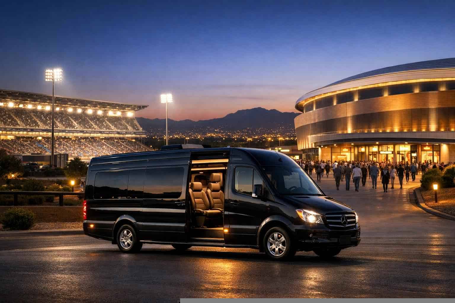Can I book El Paso Texas shuttles for popular venues and stadiums