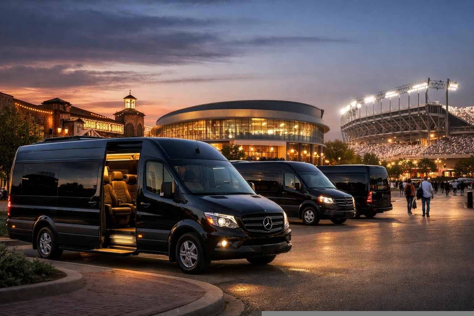 Can I book Fort Worth Texas shuttles for popular venues and stadiums?