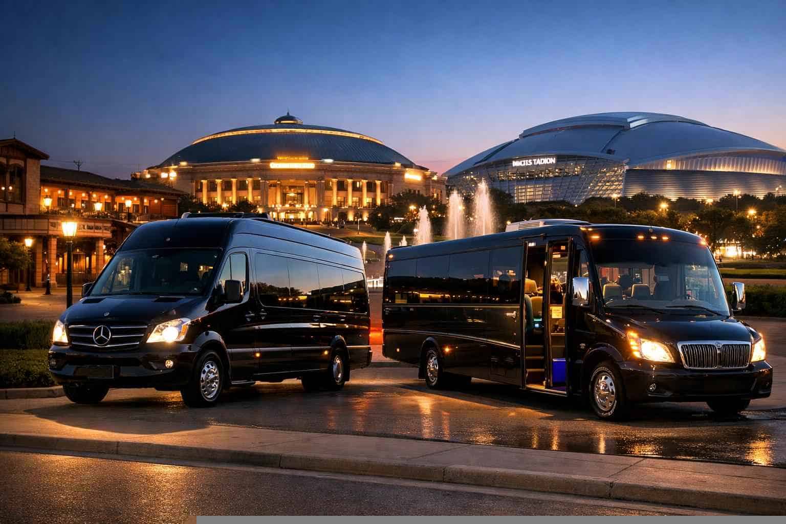 Can I book Fort Worth Texas shuttles for popular venues and stadiums?