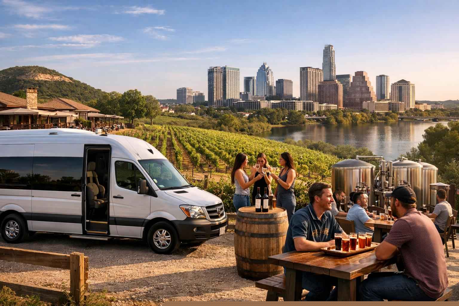 Can You Handle Multi Stop Winery Brewery City Tours Around Austin Texas