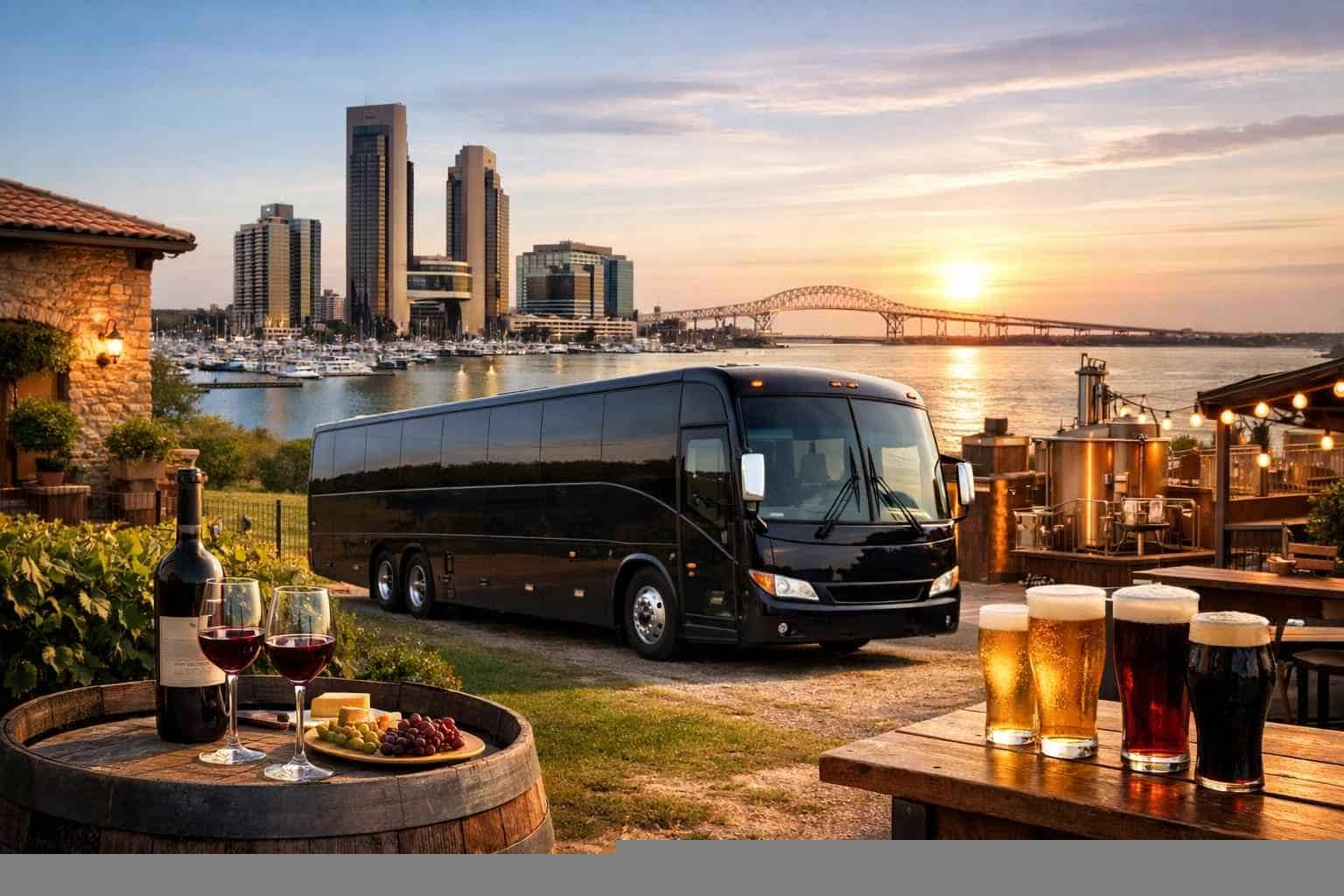 Can You Handle Multi-Stop Winery Brewery City Tours Around Corpus Christi Texas