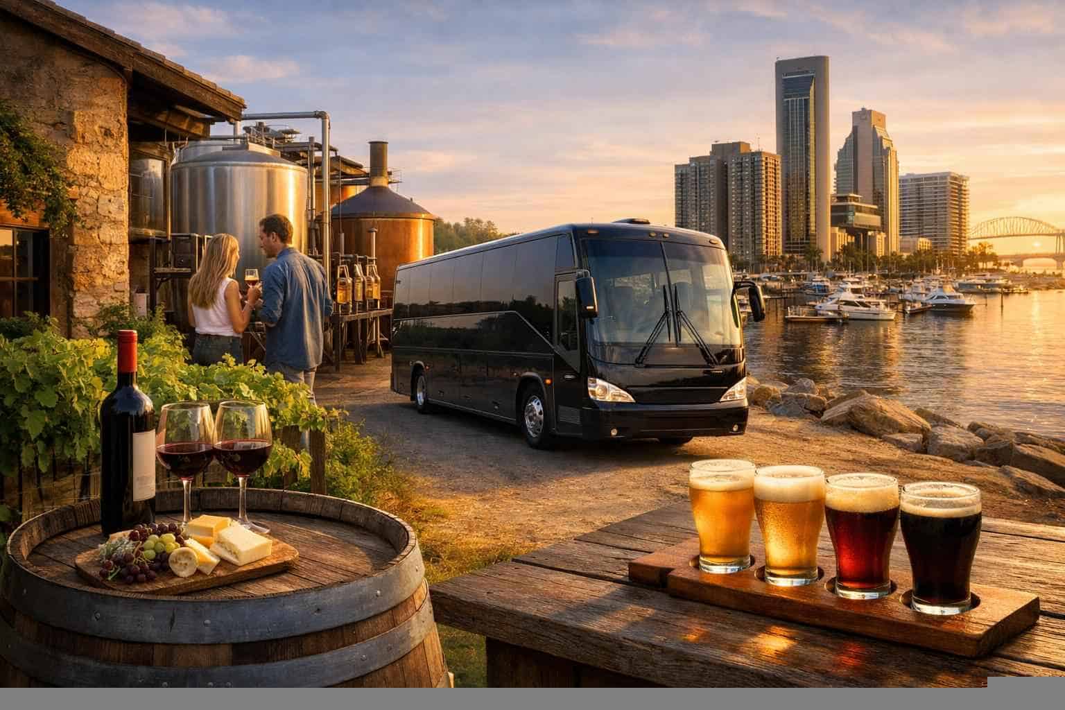 Can You Handle Multi-Stop Winery Brewery City Tours Around Corpus Christi Texas?