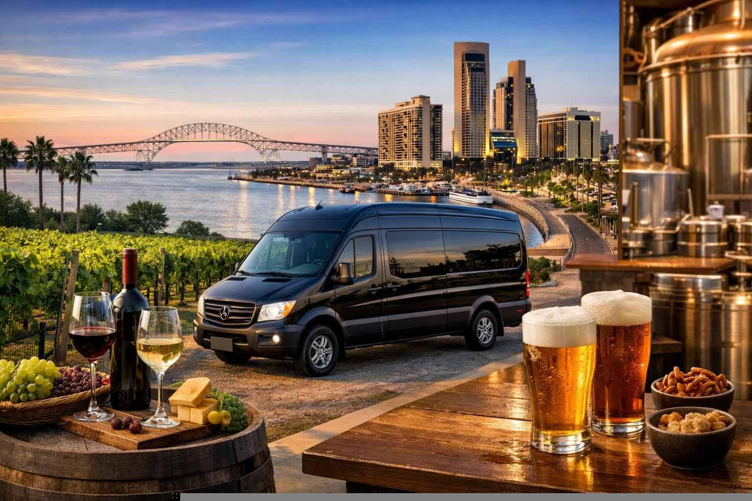 Corpus Christi Brewery And City Tour Cars