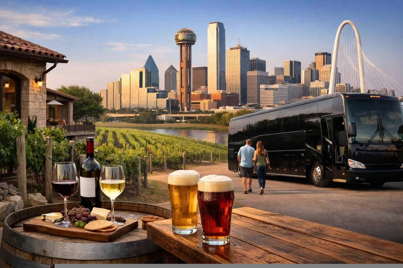 Can You Handle Multi Stop Winery Brewery City Tours Around Dallas Texas?
