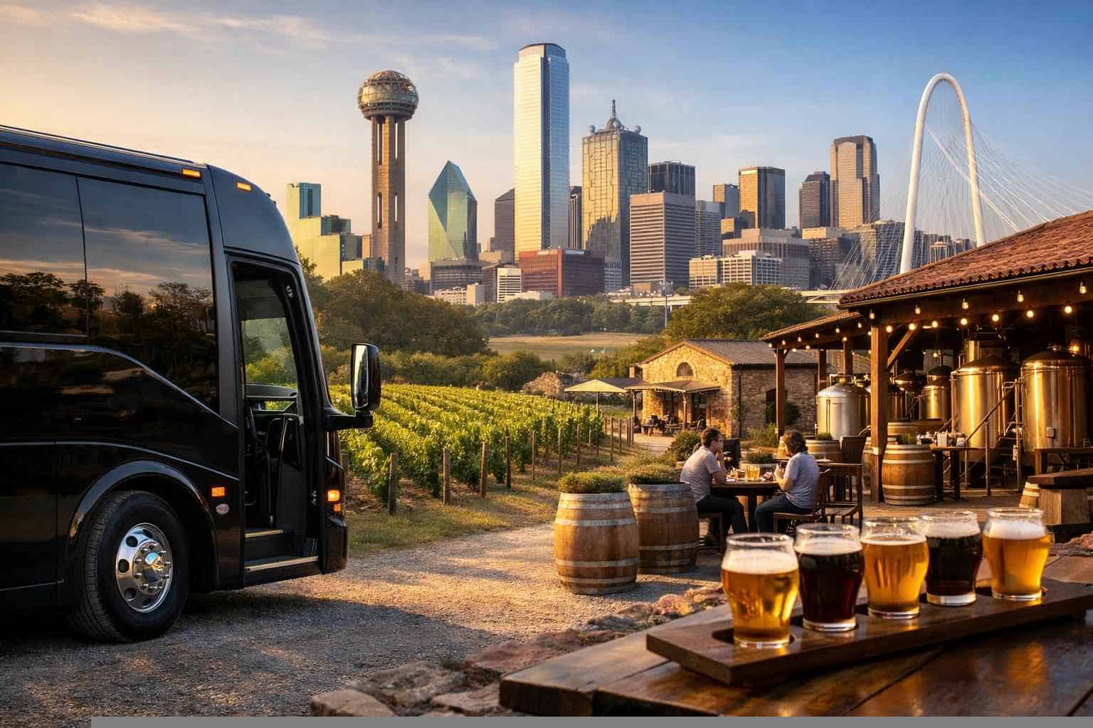 Can You Handle Multi Stop Winery Brewery City Tours Around Dallas Texas