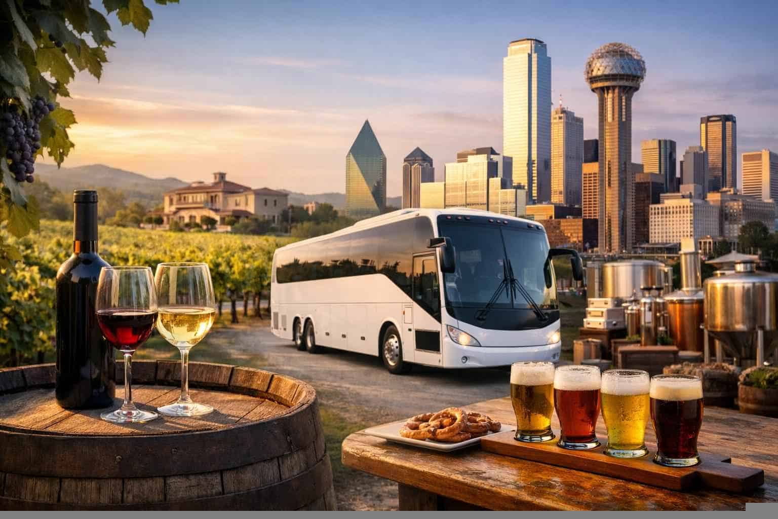 Can You Handle Multi Stop Winery Brewery City Tours Around Dallas Texas