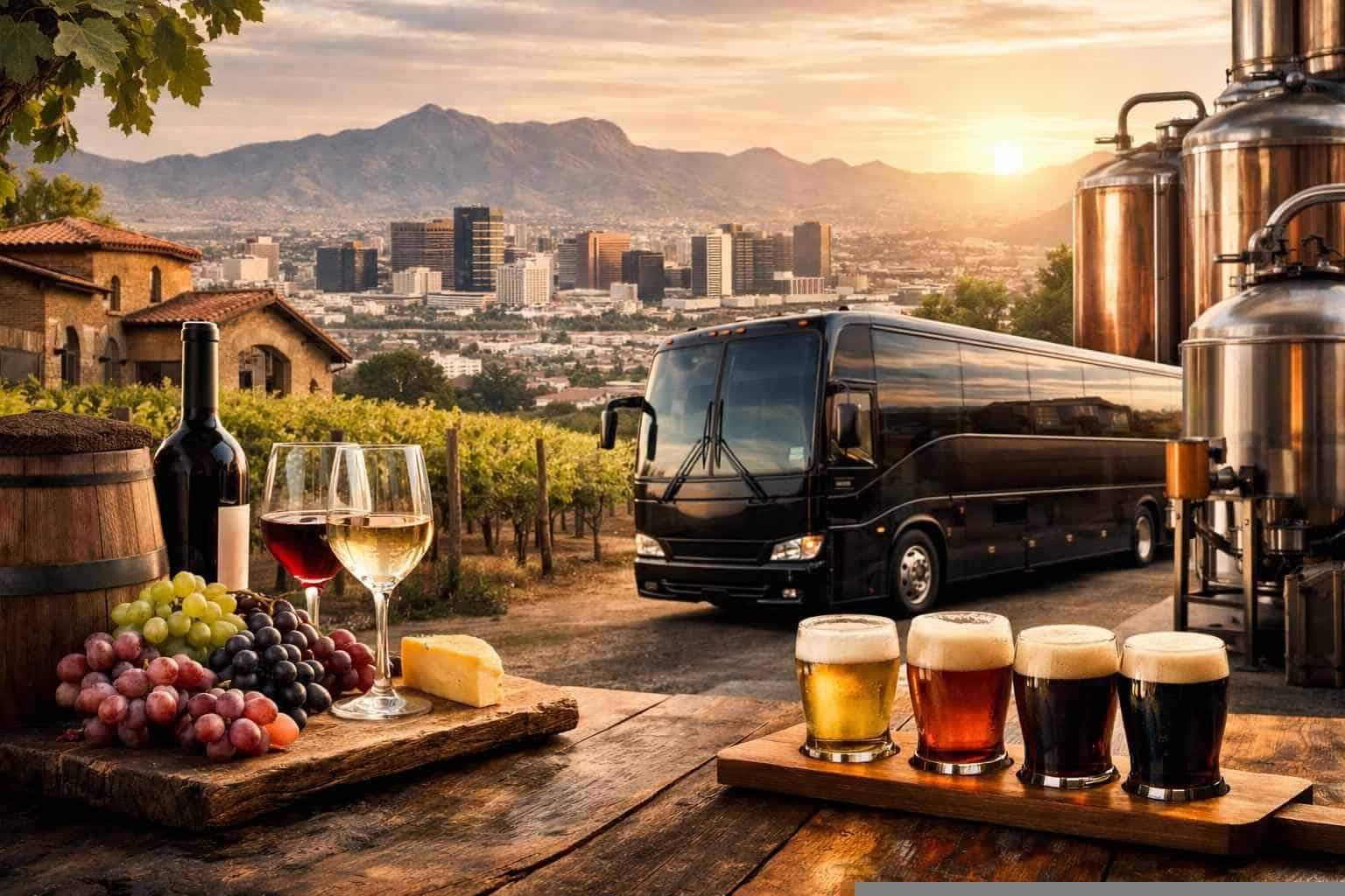 Can You Handle Multi Stop Winery Brewery City Tours Around El Paso Texas?