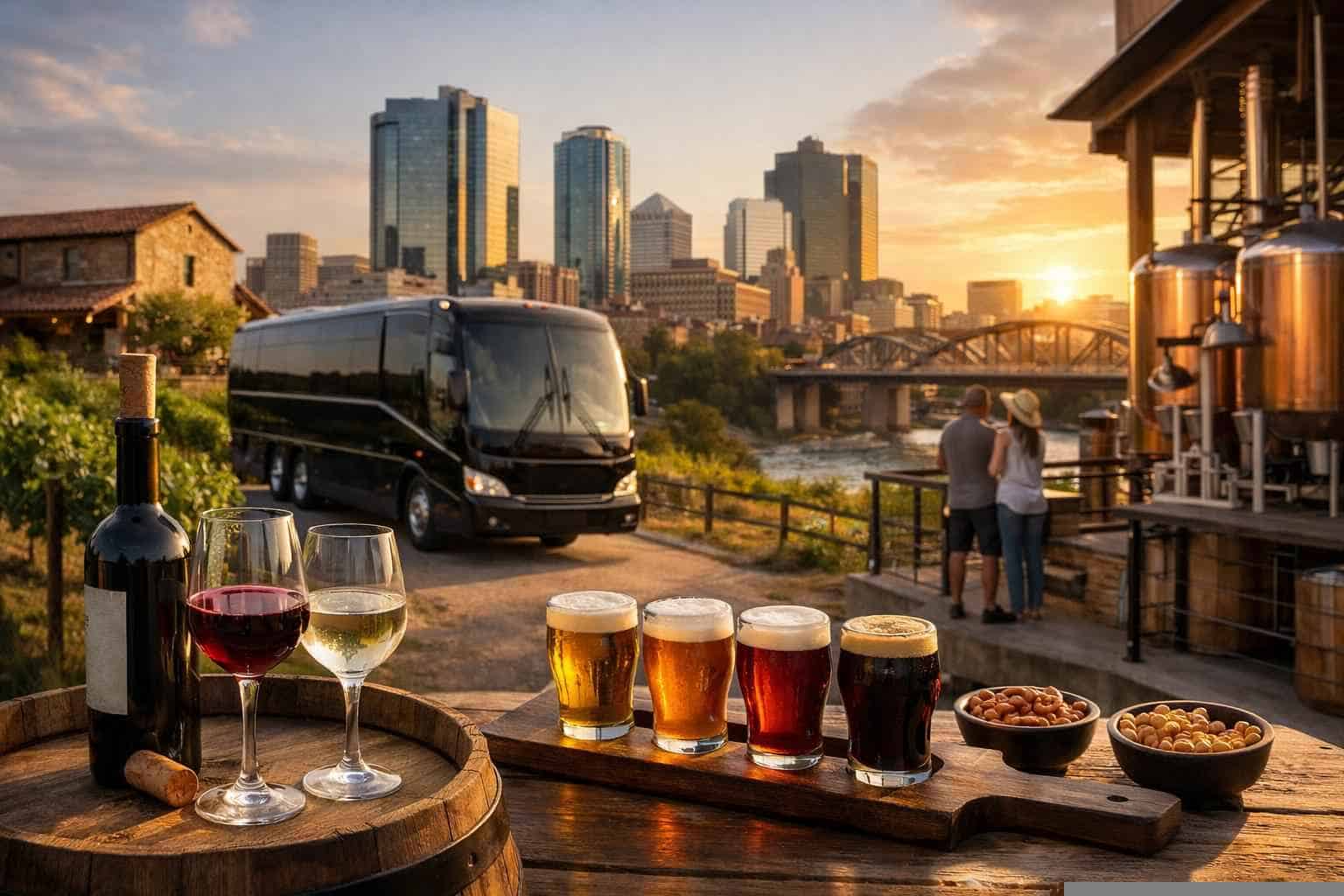 Can You Handle Multi Stop Winery Brewery City Tours Around Fort Worth Texas