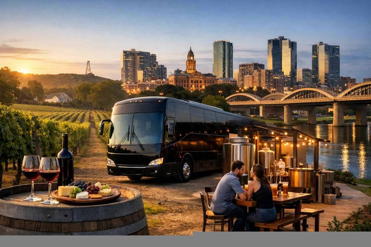 Can You Handle Multi-Stop Winery Brewery City Tours Around Fort Worth Texas