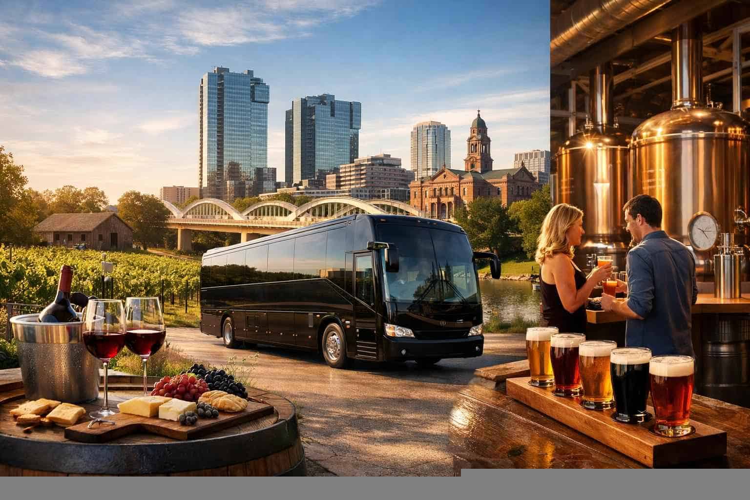Can You Handle Multi-Stop Winery Brewery City Tours Around Fort Worth Texas