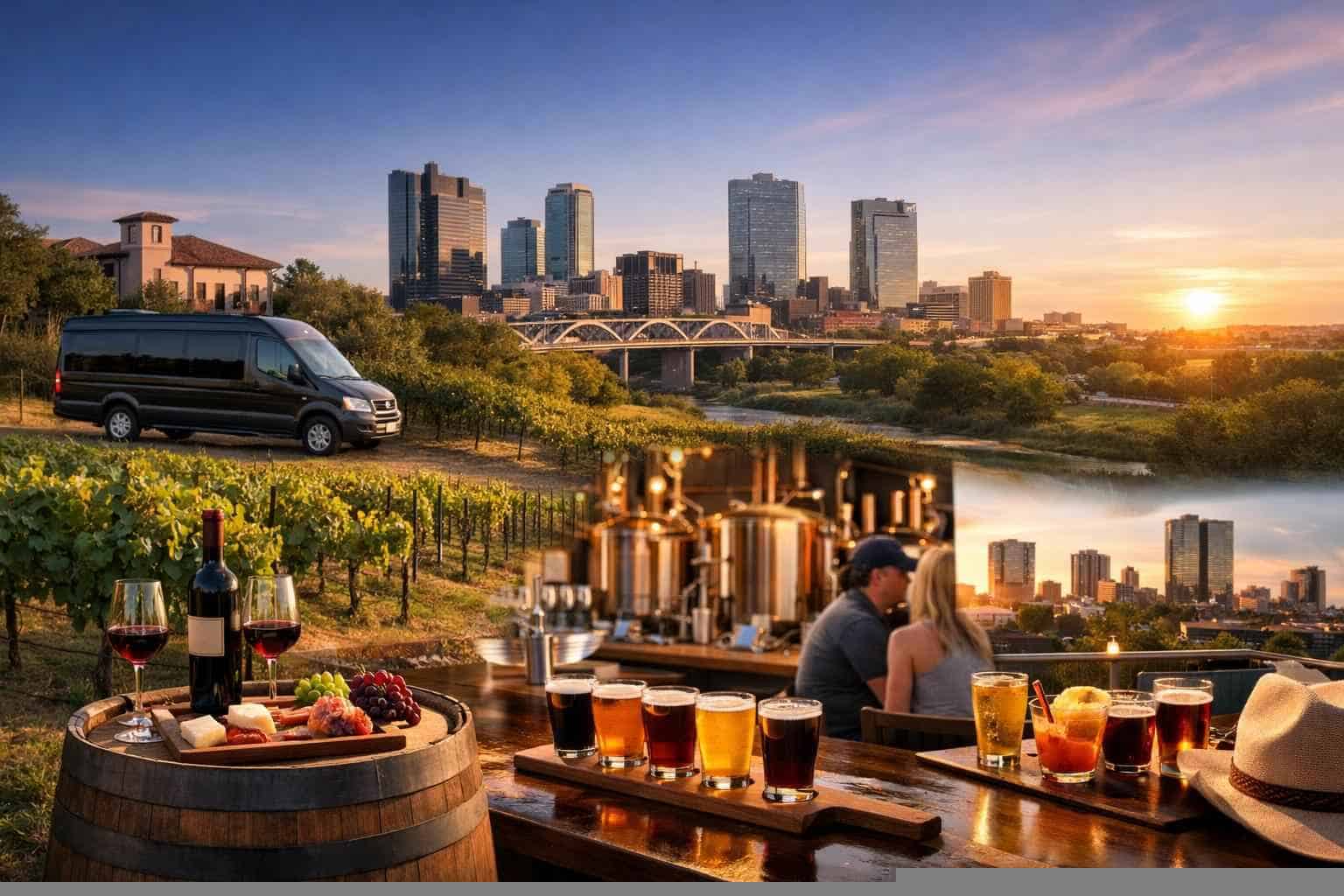 Can You Handle Multi Stop Winery Brewery City Tours Around Fort Worth Texas?