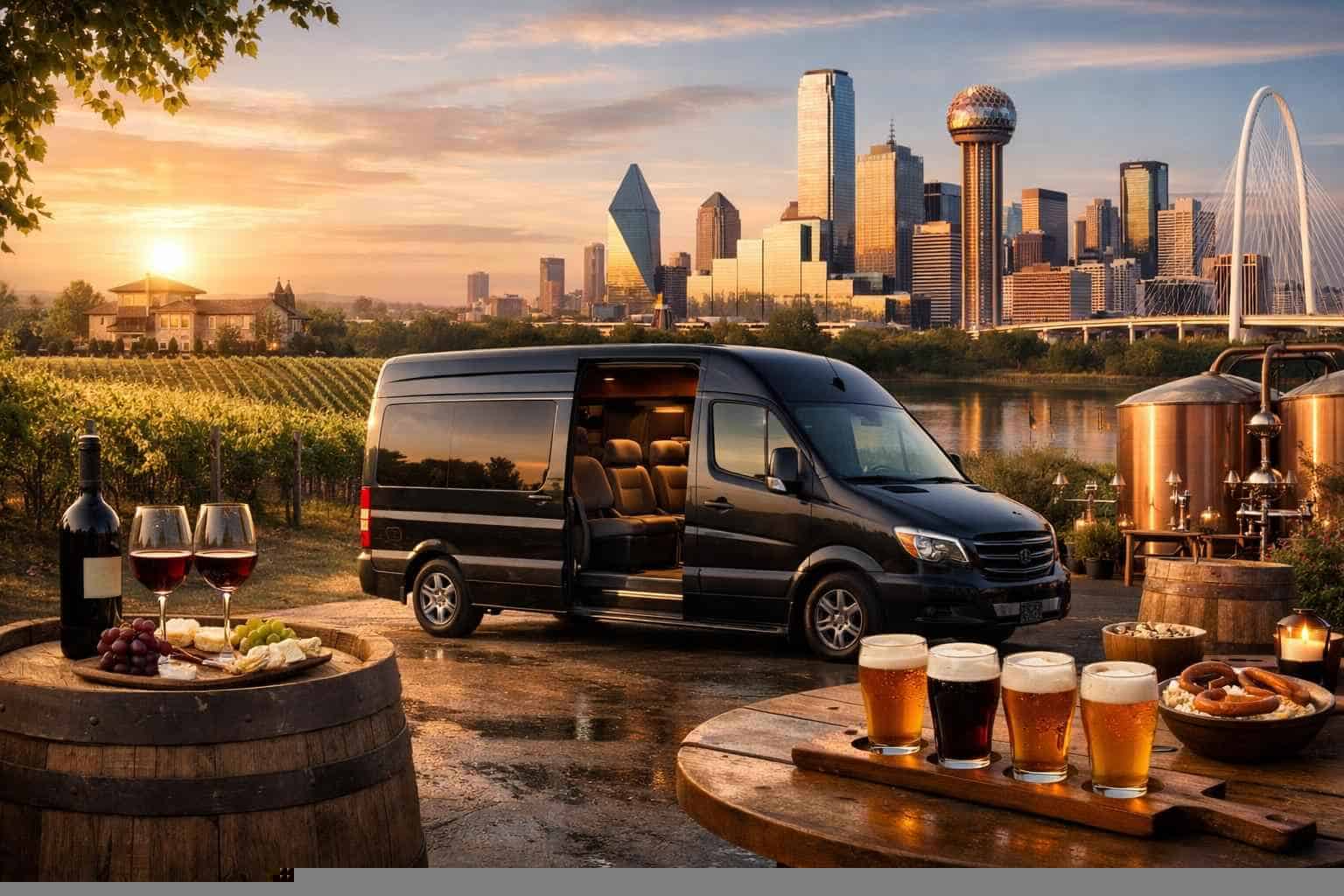 Can You Handle Multi-Stop Winery Brewery City Tours Around Garland Texas