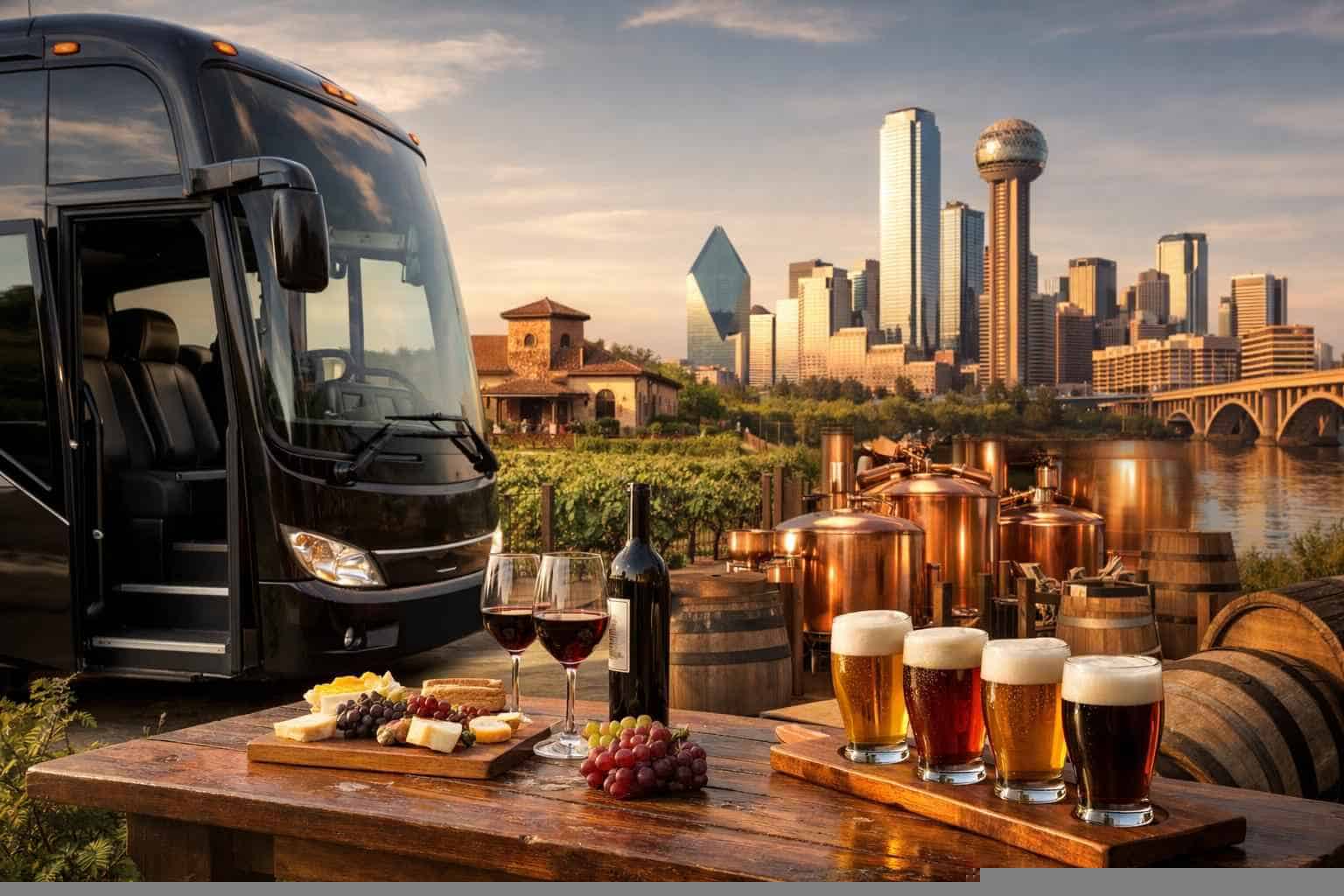 Can You Handle Multi-Stop Winery Brewery City Tours Around Garland Texas